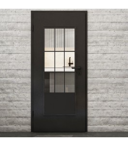 Lichtausschnitt Loft Schwarzlack 38 Auf Klarglas
