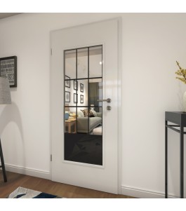 Lichtausschnitt Loft Schwarzlack 38 Auf Klarglas