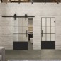 Glasschiebetür BARN-LINE Loft Schwarzlack 38 Blickdicht Glasschiebetür BARN-LINE Loft Schwarzlack 38 Blickdicht