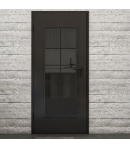 Lichtausschnitt Loft Schwarzlack 34 Auf Grauglas