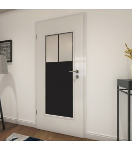 Lichtausschnitt Loft Schwarzlack 25 Blickdicht