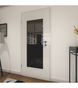 Lichtausschnitt Loft Schwarzlack 24 Auf Grauglas