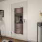 Lichtausschnitt Loft Rosteisen Genietet 25 Auf Grauglas Lichtausschnitt Loft Rosteisen Genietet 25 Auf Grauglas