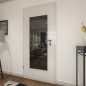 Lichtausschnitt Loft Schwarzeisen Genietet 02 Auf Grauglas Lichtausschnitt Loft Schwarzeisen Genietet 02 Auf Grauglas