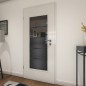 Lichtausschnitt Loft Schwarzeisen Genietet 13 Auf Grauglas Lichtausschnitt Loft Schwarzeisen Genietet 13 Auf Grauglas