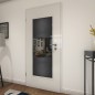 Lichtausschnitt Loft Schwarzeisen Genietet 27 Auf Grauglas Lichtausschnitt Loft Schwarzeisen Genietet 27 Auf Grauglas