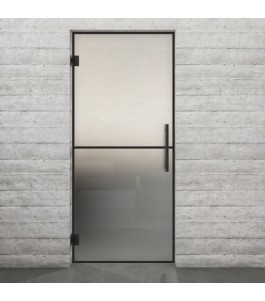 Pendeltür Loft Schwarzlack 04 Blickdicht - modernes Zuhause