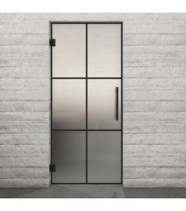 Pendeltür Loft Schwarzlack 07 Blickdicht - modernes Zuhause