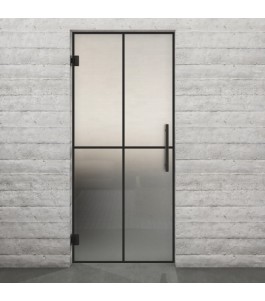 Pendeltür Loft Schwarzlack 08 Blickdicht - modernes Zuhause
