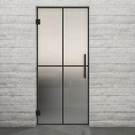 Pendeltür Loft Schwarzlack 08 Blickdicht - modernes Zuhause