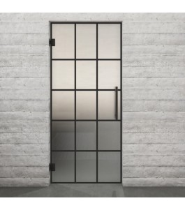 Pendeltür Loft Schwarzlack 09 Blickdicht - modernes Zuhause