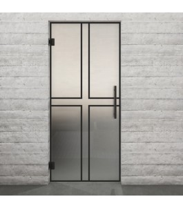 Pendeltür Loft Schwarzlack 15 Blickdicht - modernes Zuhause
