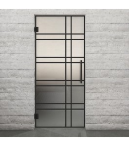 Pendeltür Loft Schwarzlack 19 Blickdicht - modernes Zuhause