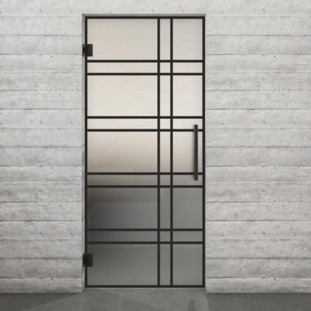 Pendeltür Loft Schwarzlack 19 Blickdicht - modernes Zuhause