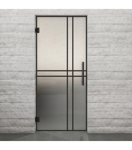 Pendeltür Loft Schwarzlack 21 Blickdicht - modernes Zuhause