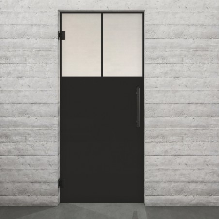 Pendeltür Loft Schwarzlack 25 Blickdicht - modernes Zuhause