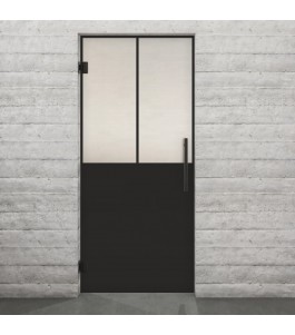 Pendeltür Loft Schwarzlack 26 Blickdicht - modernes Zuhause