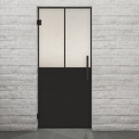 Pendeltür Loft Schwarzlack 26 Blickdicht - modernes Zuhause