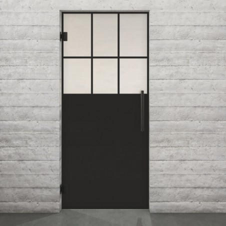 Pendeltür Loft Schwarzlack 27 Blickdicht - modernes Zuhause