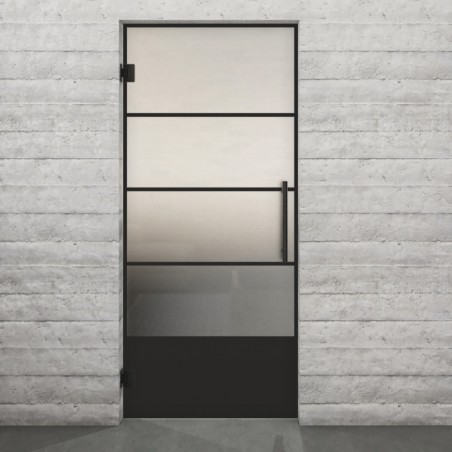 Pendeltür Loft Schwarzlack 31 Blickdicht - modernes Zuhause