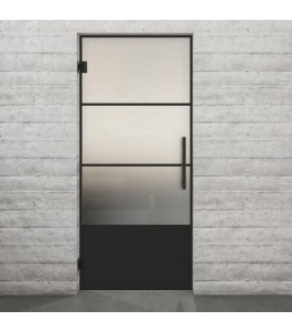 Pendeltür Loft Schwarzlack 32 Blickdicht - modernes Zuhause