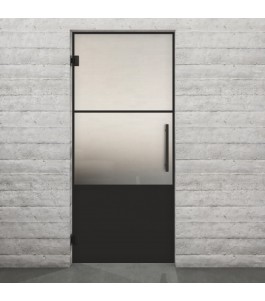 Pendeltür Loft Schwarzlack 33 Blickdicht - modernes Zuhause