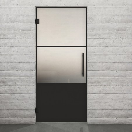 Pendeltür Loft Schwarzlack 33 Blickdicht - modernes Zuhause
