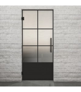 Pendeltür Loft Schwarzlack 35 Blickdicht - modernes Zuhause