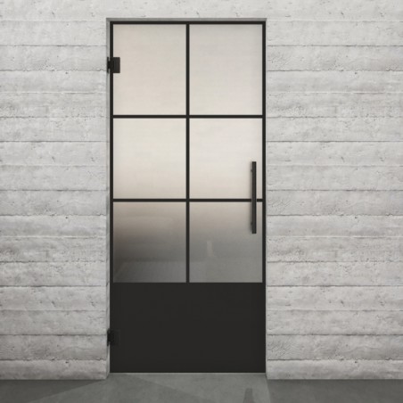 Pendeltür Loft Schwarzlack 35 Blickdicht - modernes Zuhause