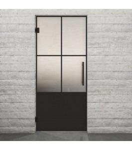 Pendeltür Loft Schwarzlack 36 Blickdicht - modernes Zuhause
