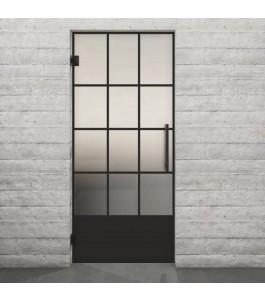 Pendeltür Loft Schwarzlack 37 Blickdicht - modernes Zuhause