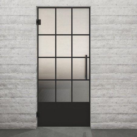 Pendeltür Loft Schwarzlack 37 Blickdicht - modernes Zuhause