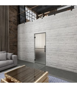 Pendeltür Loft Schwarzlack 04 Blickdicht - modernes Zuhause