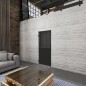 Pendeltür Loft Schwarzlack 30 Auf Grauglas Pendeltür Loft Schwarzlack 30 Auf Grauglas