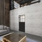 Pendeltür Loft Schwarzlack 27 Auf Klarglas