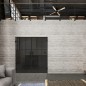 Pendeltür Loft Schwarzlack 11 Auf Grauglas Pendeltür Loft Schwarzlack 11 Auf Grauglas