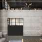 Pendeltür Loft Schwarzlack 23 Auf Klarglas Pendeltür Loft Schwarzlack 23 Auf Klarglas