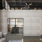 Pendeltür Loft Schwarzeisen Genietet 01 Auf Klarglas Pendeltür Loft Schwarzeisen Genietet 01 Auf Klarglas