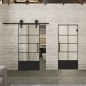 Pendeltür Loft Schwarzlack 34 Blickdicht Pendeltür Loft Schwarzlack 34 Blickdicht
