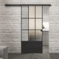 Glasschiebetür BLACK-LINE Loft Schwarzlack 38 Blickdicht Glasschiebetür BLACK-LINE Loft Schwarzlack 38 Blickdicht