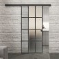 Glasschiebetür BLACK-LINE Loft Schwarzeisen Genietet 10 Blickdicht Glasschiebetür BLACK-LINE Loft Schwarzeisen Genietet 10 Blickdicht