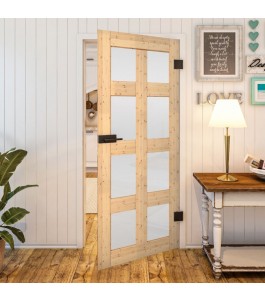 Ganzglastür - Country Astkiefer Model 65 - modernes Zuhause