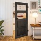 Ganzglastür - Country Schwarz gebeizt Modell 33 Ganzglastür - Country Schwarz gebeizt Modell 33