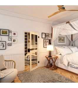 Ganzglastür - Country Astkiefer Model 21 - modernes Zuhause