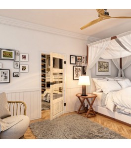Ganzglastür - Country Astkiefer Model 32 - modernes Zuhause