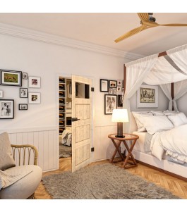 Ganzglastür - Country Astkiefer Model 34 - modernes Zuhause