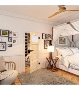 Ganzglastür - Country Astkiefer Model 38 - modernes Zuhause