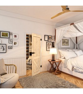 Ganzglastür - Country Astkiefer Model 50 - modernes Zuhause