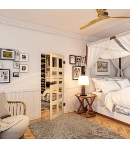 Ganzglastür - Country Astkiefer Model 61 - modernes Zuhause