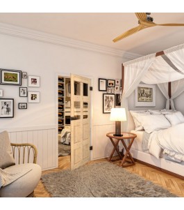 Ganzglastür - Country Astkiefer Model 62 - modernes Zuhause